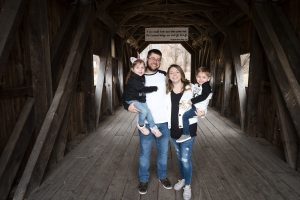 Family Photo Session for birth anouncment at fort hunter in Harrisburg PA